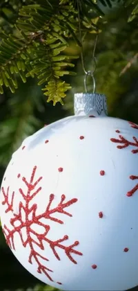 Christmas Ornament Light Botany Live Wallpaper