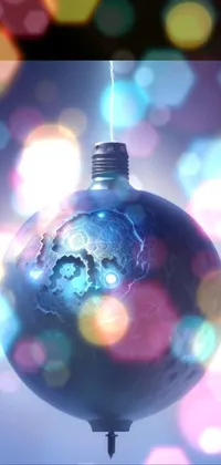Christmas Ornament Light Liquid Live Wallpaper