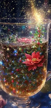 Christmas Ornament Light Water Live Wallpaper
