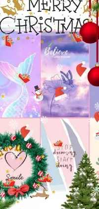 Christmas Ornament Nature Book Live Wallpaper