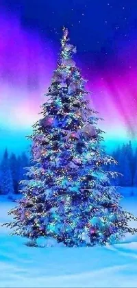 Christmas Tree Atmosphere World Live Wallpaper