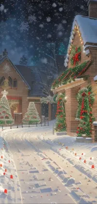 Christmas Tree Building World Live Wallpaper