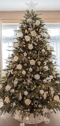 Christmas Tree Christmas Ornament Branch Live Wallpaper