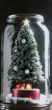 Christmas Tree Christmas Ornament Drinkware Live Wallpaper