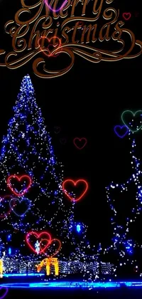 Christmas Tree Christmas Ornament Light Live Wallpaper