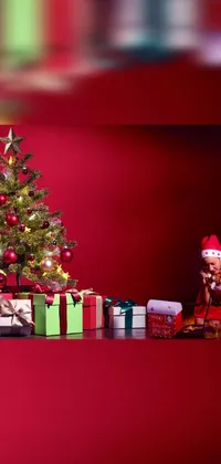 Christmas Tree Christmas Ornament Lighting Live Wallpaper