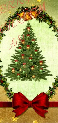 Christmas Tree Christmas Ornament Plant Live Wallpaper