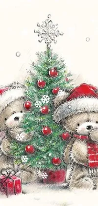 Christmas Tree Christmas Ornament Toy Live Wallpaper