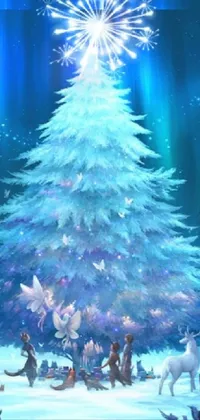 Christmas Tree Christmas Ornament World Live Wallpaper