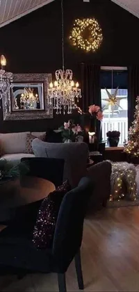 Christmas Tree Furniture Building Live Wallpaper