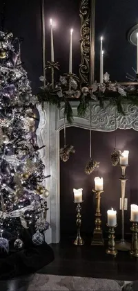 Christmas Tree Light Lighting Live Wallpaper