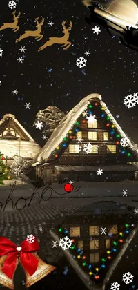 Christmas Tree Light Window Live Wallpaper