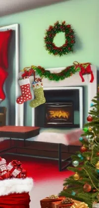 Christmas Tree Property Decoration Live Wallpaper