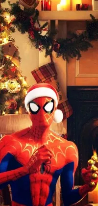 Christmas Tree Spider-man Christmas Ornament Live Wallpaper