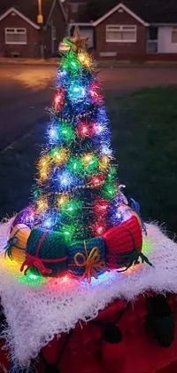Christmas Tree Window Light Live Wallpaper