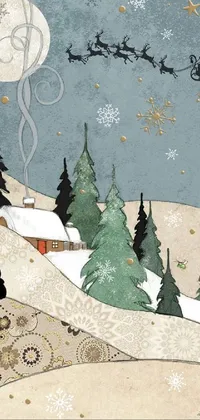 Christmas Tree World Art Live Wallpaper