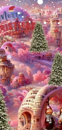 Christmas Tree World Plant Live Wallpaper