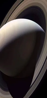 Get lost in space with this mesmerizing live wallpaper featuring a stunning close-up view of a vibrant planet with Saturn visible in the distance