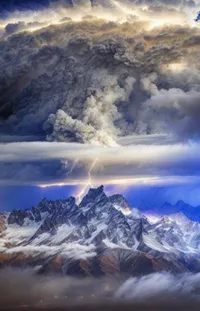Cloud Atmosphere Mountain Live Wallpaper