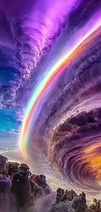 Cloud Atmosphere Rainbow Live Wallpaper