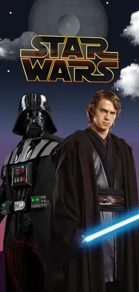 Cloud Darth Vader Poster Live Wallpaper