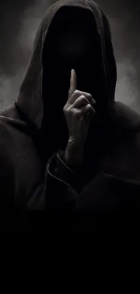 dark hooded man wallpaper