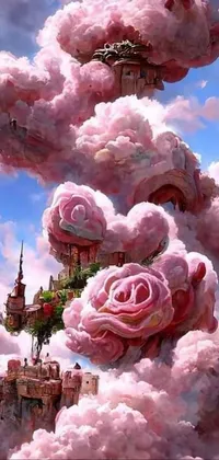 Cloud Flower Sky Live Wallpaper