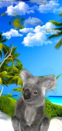 Cloud Koala Sky Live Wallpaper