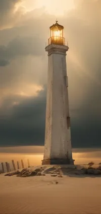 Cloud Lighthouse Sky Live Wallpaper