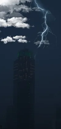 Cloud Lightning Sky Live Wallpaper