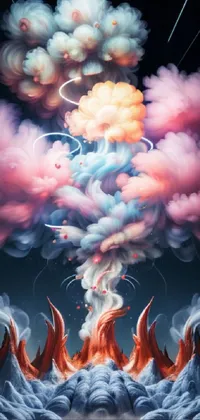 Cloud Liquid Art Live Wallpaper