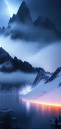 Cloud Mountain Atmosphere Live Wallpaper