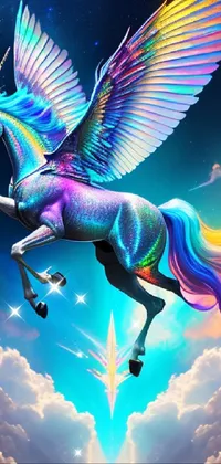 Cloud Mythical Creature Sky Live Wallpaper