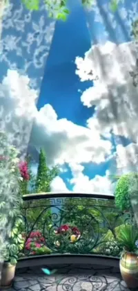 Cloud Plant Sky Live Wallpaper