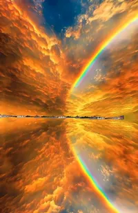 Cloud Rainbow Sky Live Wallpaper