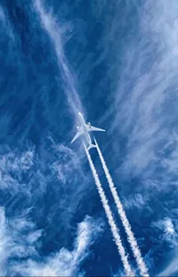 Cloud Sky Aircraft Live Wallpaper