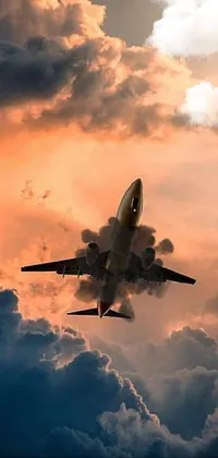 Experience the thrill of aviation with our Jetliner Live Wallpaper