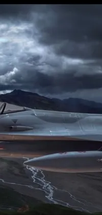 Get ready to take your phone wallpaper to a whole new level with this fighter jet live wallpaper
