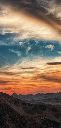 Embrace the beauty and majesty of nature with this stunning phone live wallpaper