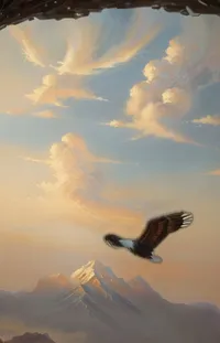Cloud Sky Bird Live Wallpaper