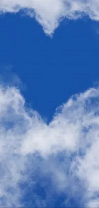Cloud Sky Blue Live Wallpaper