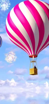 Bring the beauty of hot air balloons to your phone with this stunning live wallpaper