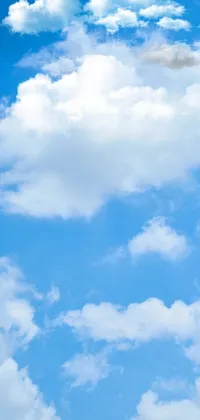 Cloud Sky Blue Live Wallpaper