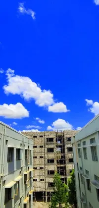 Cloud Sky Building Live Wallpaper