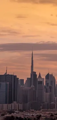 Cloud Sky Building Live Wallpaper