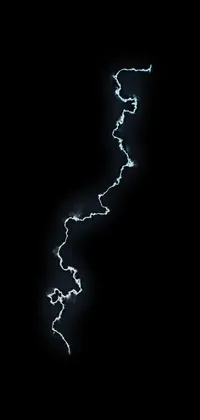 This live wallpaper boasts a captivating image of a lightning bolt in striking detail set against a black background