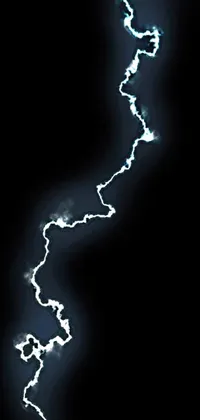 Looking for a stunning live wallpaper for your phone? Check out this mesmerizing design featuring a close up of lightning on a sleek black background