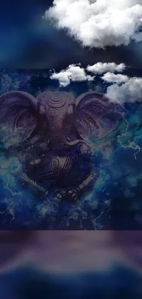 Cloud Sky Elephant Live Wallpaper
