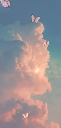 Cloud Sky Heat Live Wallpaper