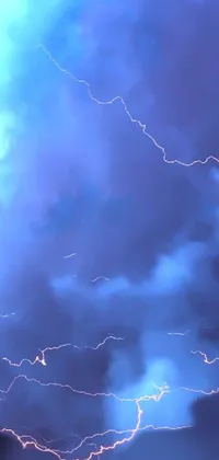 Cloud Sky Lightning Live Wallpaper